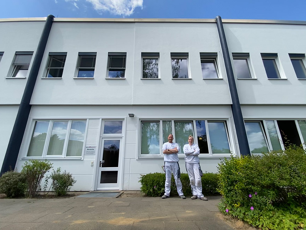 Gebaude frisch gestrichen
