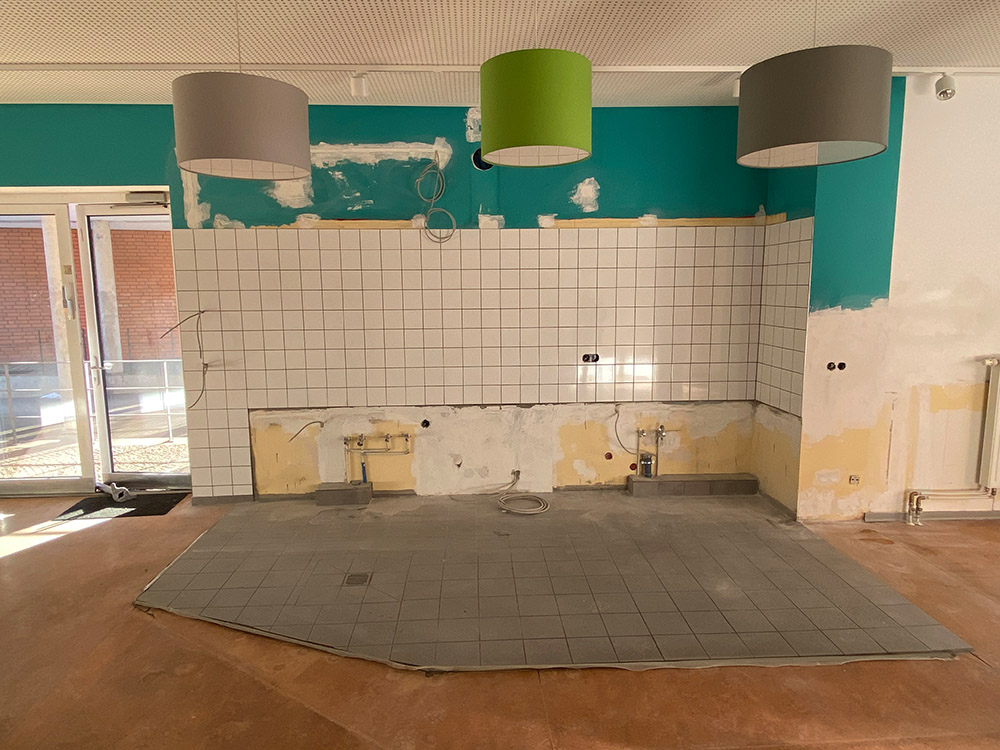 Renovierung KiFaZ Küche