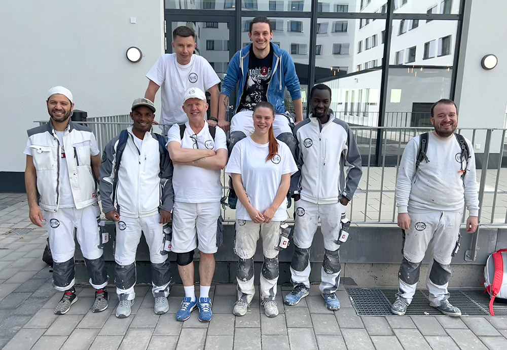malergruppe samstagsschicht